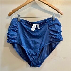 NWT La Blanca Blue Bikini High Waist Size 20W
